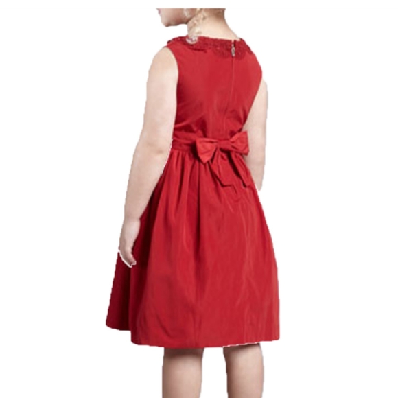 Jason Wu Neiman Marcus Lace Trim Dress Red 3T - Picture 3 of 11